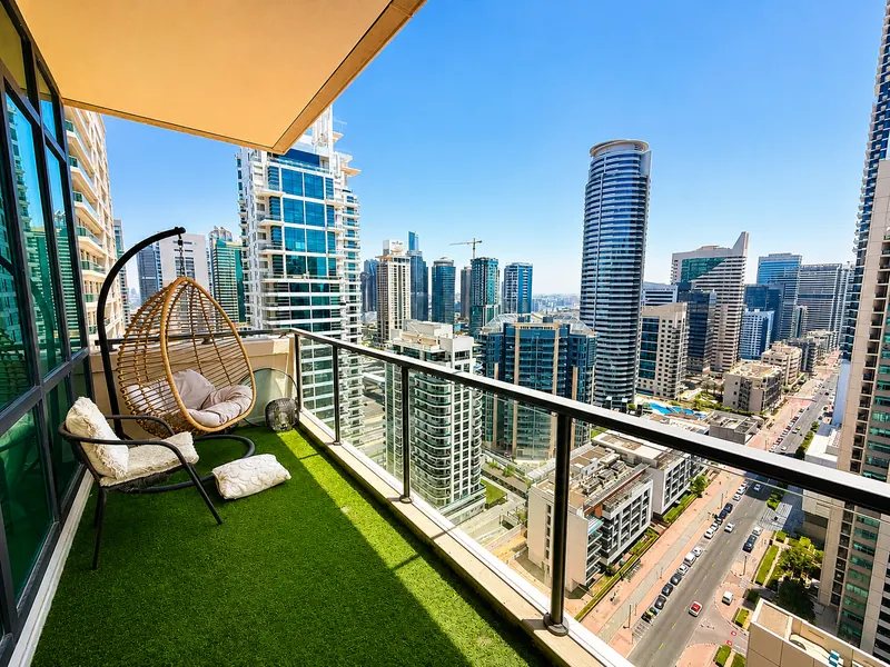 2-bedroom furnished apartment with marina view, Al Majara 1