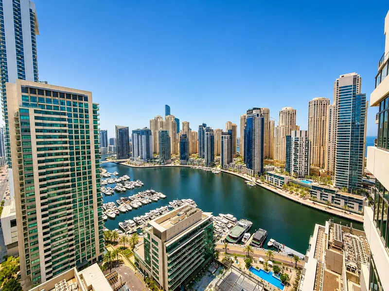 2-bedroom furnished apartment with marina view, Al Majara 1