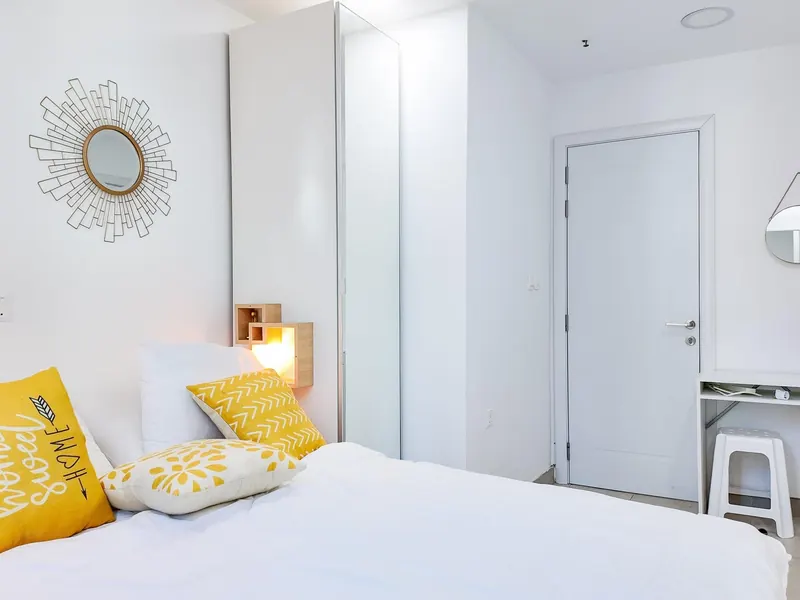 Studio converted to one bedroom, DEC Tower 2