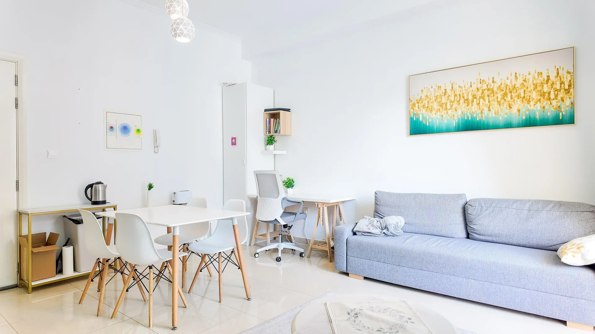 Studio converted to one bedroom, DEC Tower 2